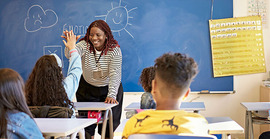 teacher and students