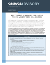 SAMHSA advisory
