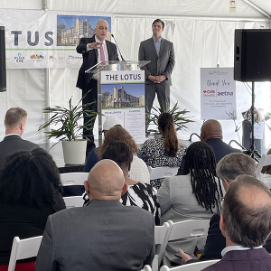 Lotus ribbon cutting