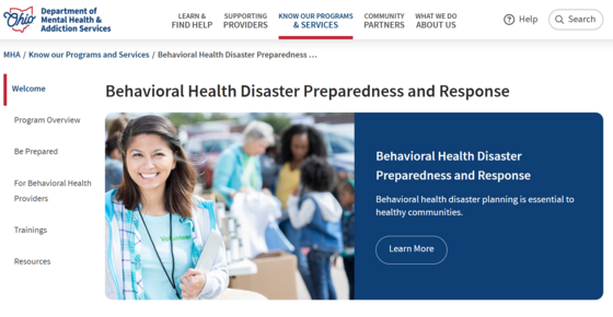 BH Disaster Preparedness Page