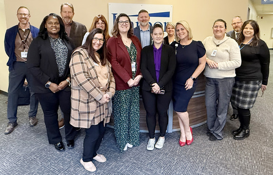 Harbor visit group photo