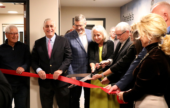 Danielle's Lighthouse ribbon cutting