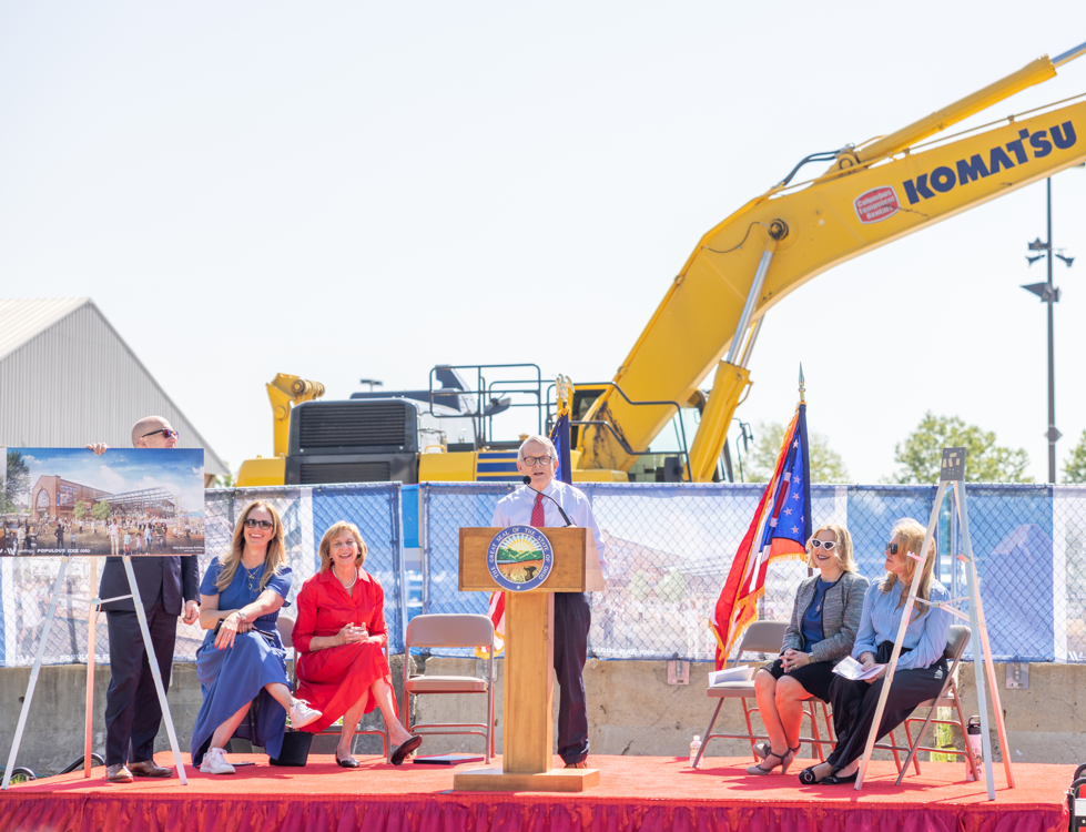 Govermor DeWine at EXPO Groundbreaking