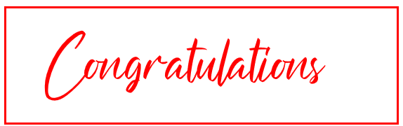 Congratulations