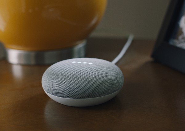 photo of a Google Home Mini