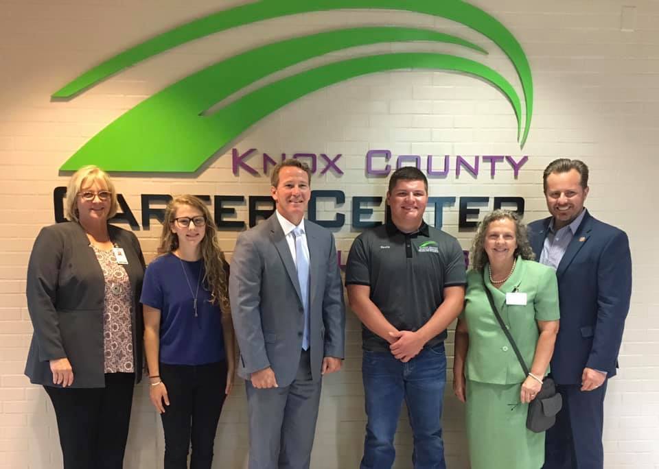 Lt Governor Husted at Knox Co Career Center