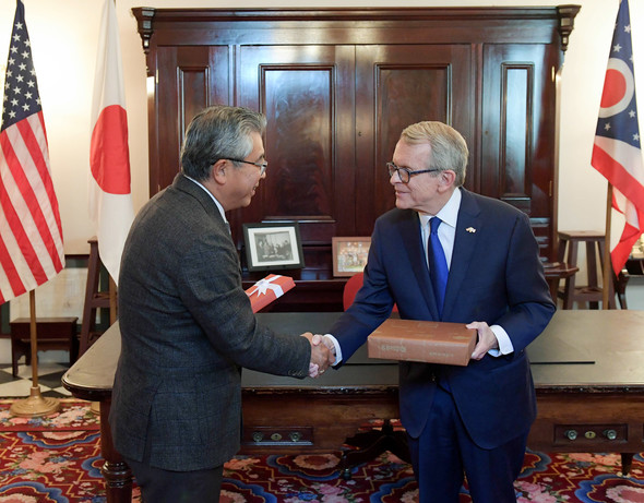 Governor DeWine and Japanese Ambassador to the US, Shinsuke Sugiyama