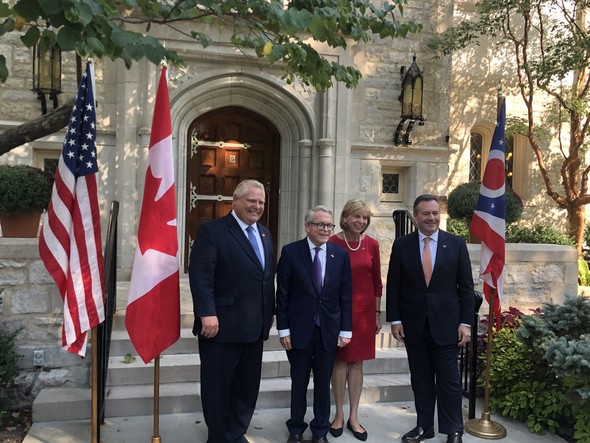 Governor and Mrs DeWine with Canadian Premiers