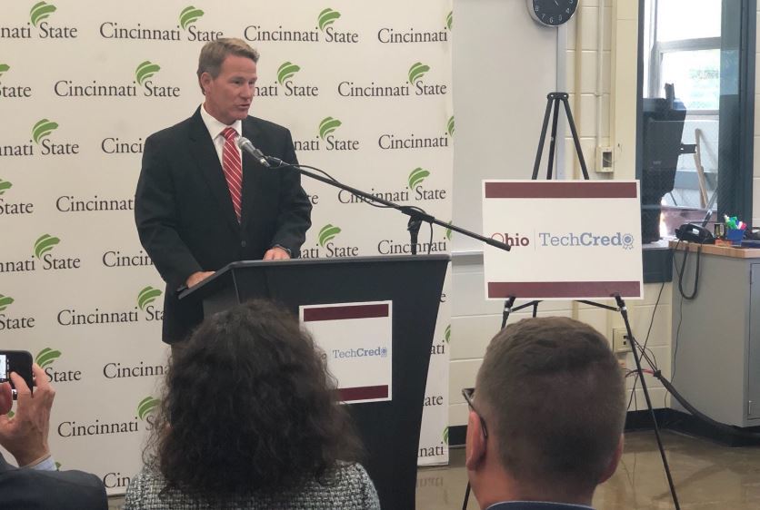 Lt. Governor Husted at the official launch of TechCred