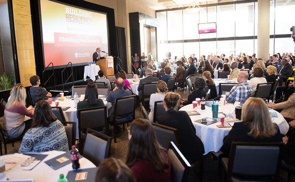 Governor DeWine speaking at the Building Resiliency: A Pediatric Mental Health Summit