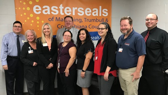Group photo of OOD and Easterseals staff that took part in Youngstown Employer Training on working with those who are deaf or hard of hearing