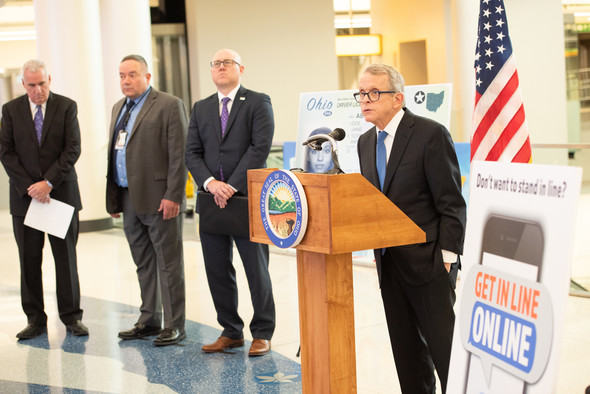 Governor DeWine discussed new license to fly