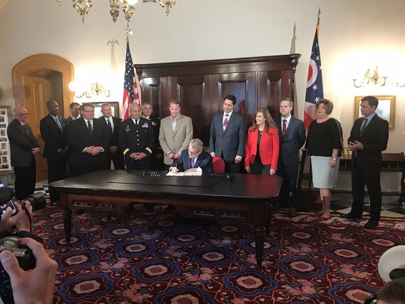 Governor DeWine signing Cyber Reserve Bill