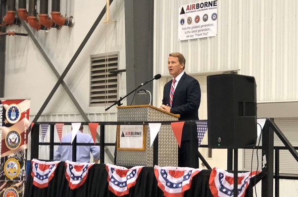 Lt. Governor Husted speaking at a Veterans Day event