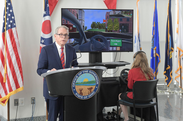 Governor DeWine announcing statewide launch of Ohio- Ready, Test, Drive!