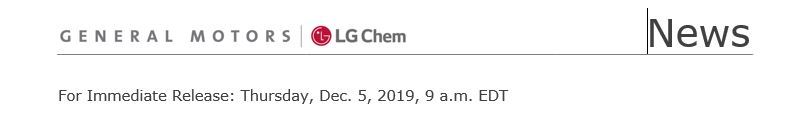 GM LG Chem Header