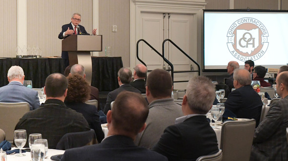 Governor DeWine at the Ohio Contractors Association Winter Conference 