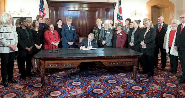 Senate Bill 77 bill signing