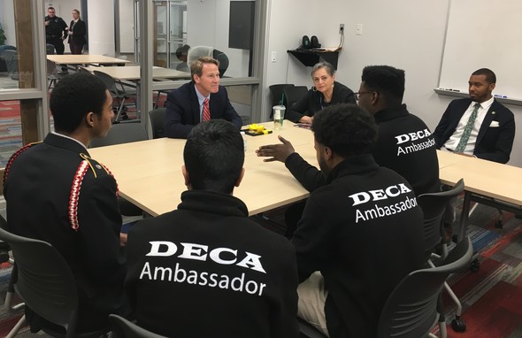 Lt. Governor Husted at the Dayton Early College Academy High School 