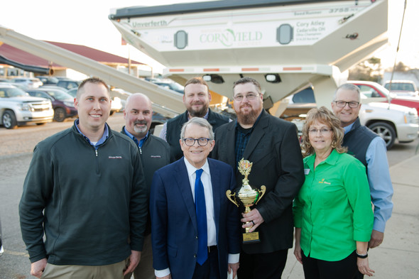 Governor DeWine attending the Ohio Corn & Wheat Growers Association 