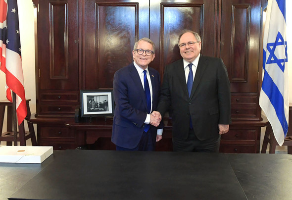 Governor DeWine with Israeli Ambassador