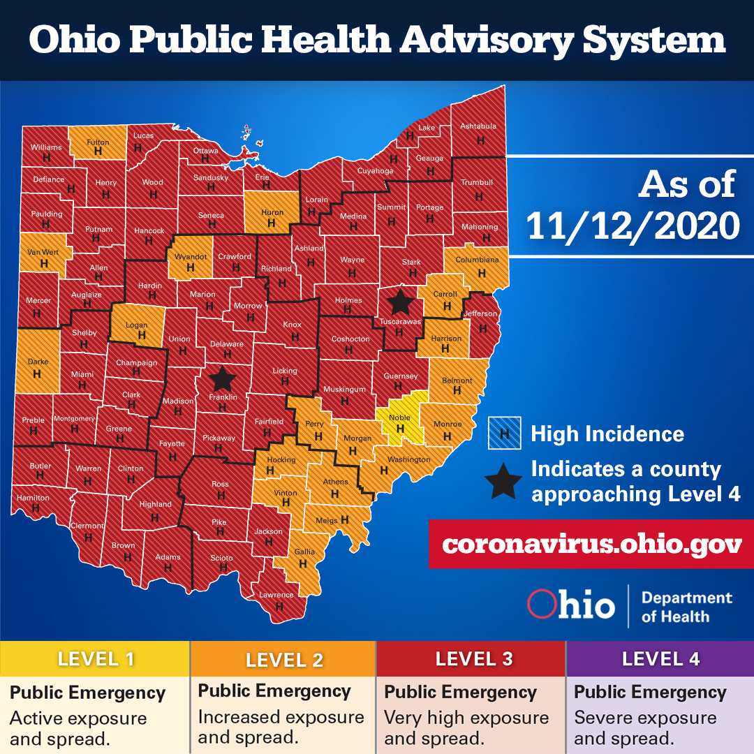 ohio public health advisory system map instagram 11 original
