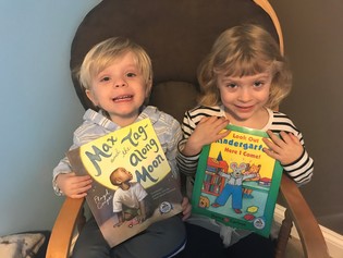 Two Ohio Children with Imagination Library Books