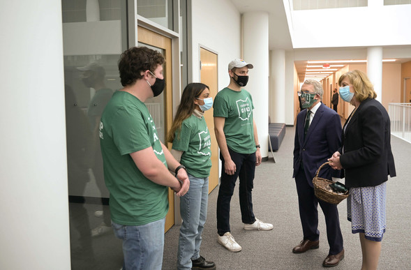 Governor DeWine and First Lady Fran DeWine Speak to Students at Ohio University