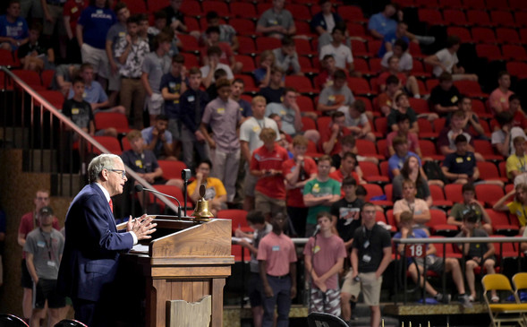 Governor DeWine speaks to Buckeye Boys State