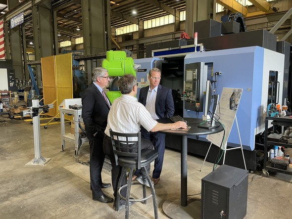 Lt. Gov Husted at M-7 Tech. in Youngstown