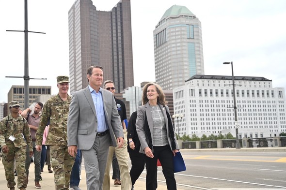 Lt Gov Husted at Statement of Support of the Guard and Reserve