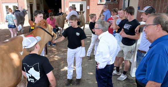 Governor DeWine at the Ohio State Fair 2021