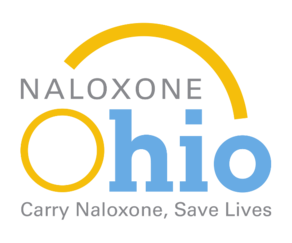 Logo for Naloxone Ohio Text; Carry Naloxone, Saves Lives