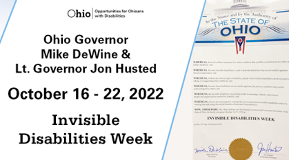 Invisible disabilities week proc