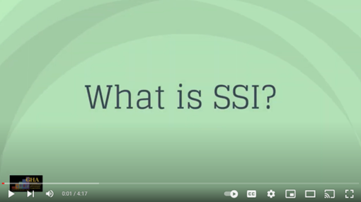 Cover graphic Text: What is SSI?