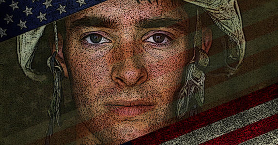 Photo of man wearing a veteran uniform