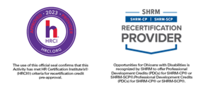 HRCI Logo and SHRM Recertification Provider Logo
