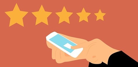 five star online survey on mobile phone