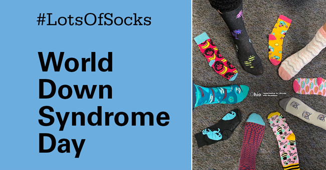 World Down Syndrome Day hashtag lots of socks