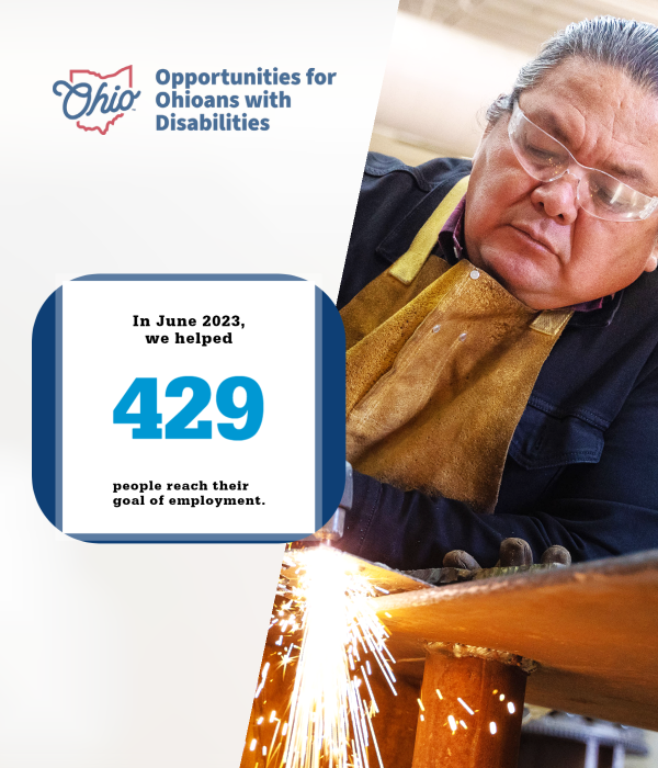 OOD helped 429 job seekers in June