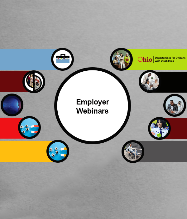 Employer webinars cover graphic