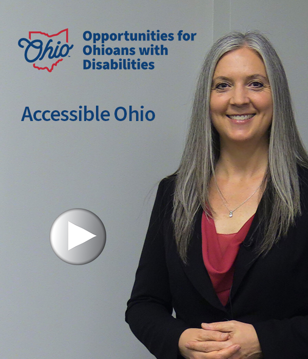 Accessible Ohio thumbnail image with woman smiling