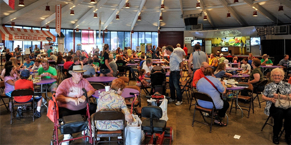 Photo of crowd of people at the Ohio State Fair