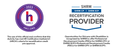 SHRM and HRCI logos