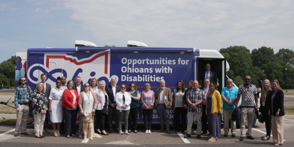 OOD staff and the new mobile unit