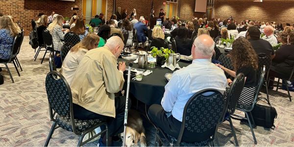 Attendees at the lunch session, Accessible Ohio: A Partner for Your Accessibility Journey.