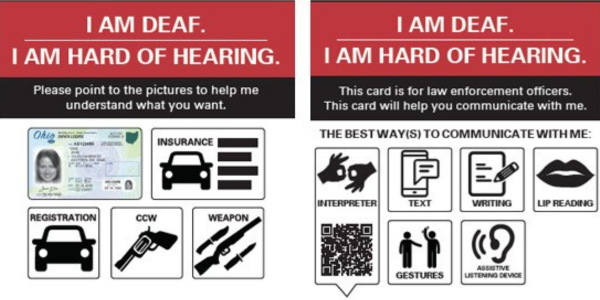 Ohio Department of Public Safety Communication Card