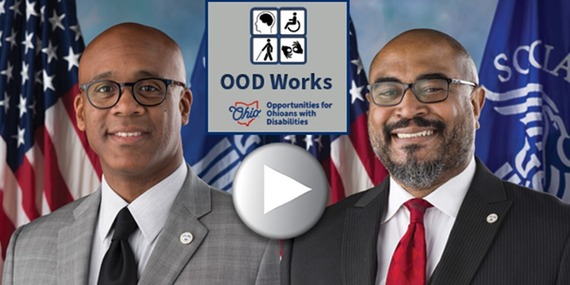 Robert Fenn and Brandon Smith pictured with the OODWorks podcast logo and play button.