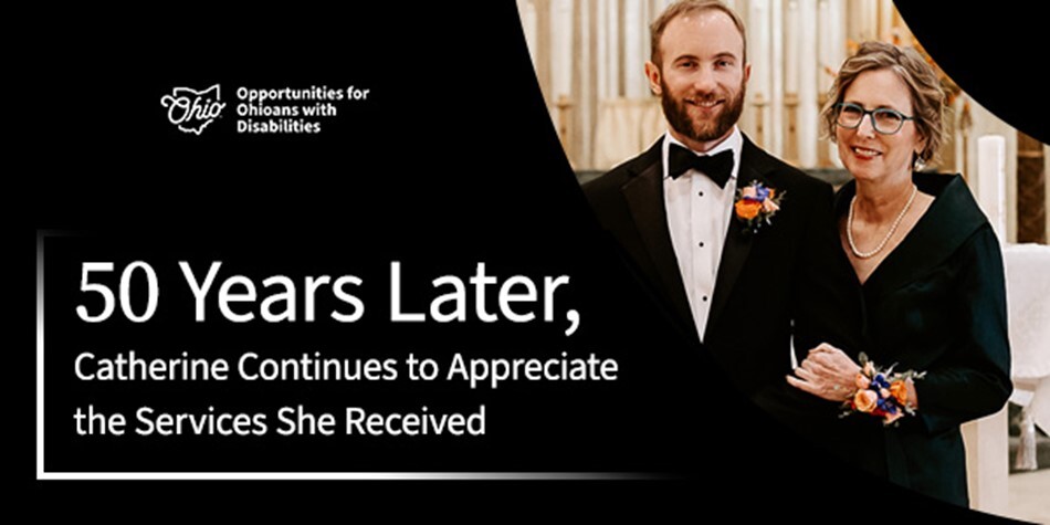 50 years later, Catherine continues to appreciate the services she received.