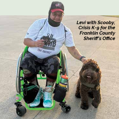 Levi at the 9/11 climb